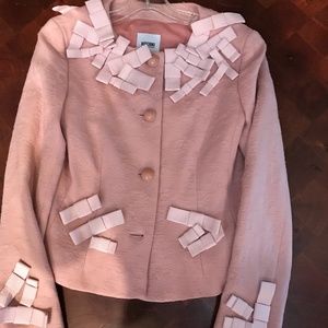 Vintage 1980s Moschino Haute Couture pink jacket